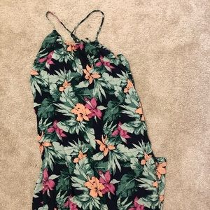 Tropical Flowy Maxi Dress